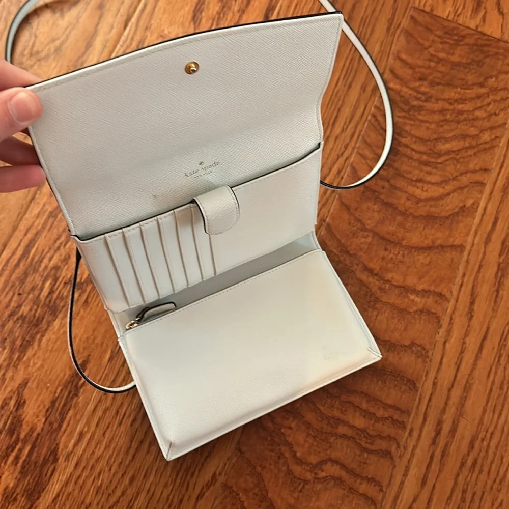 Kate Spade light blue wallet purse. - Picture 3 of 5